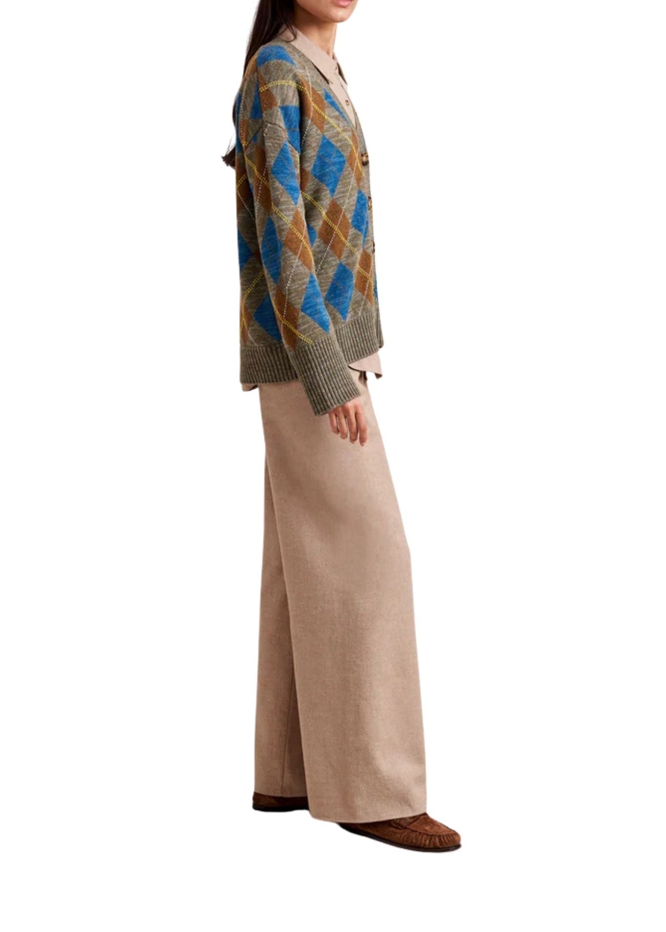 La Ligne Hamish Cardigan - Vermillion