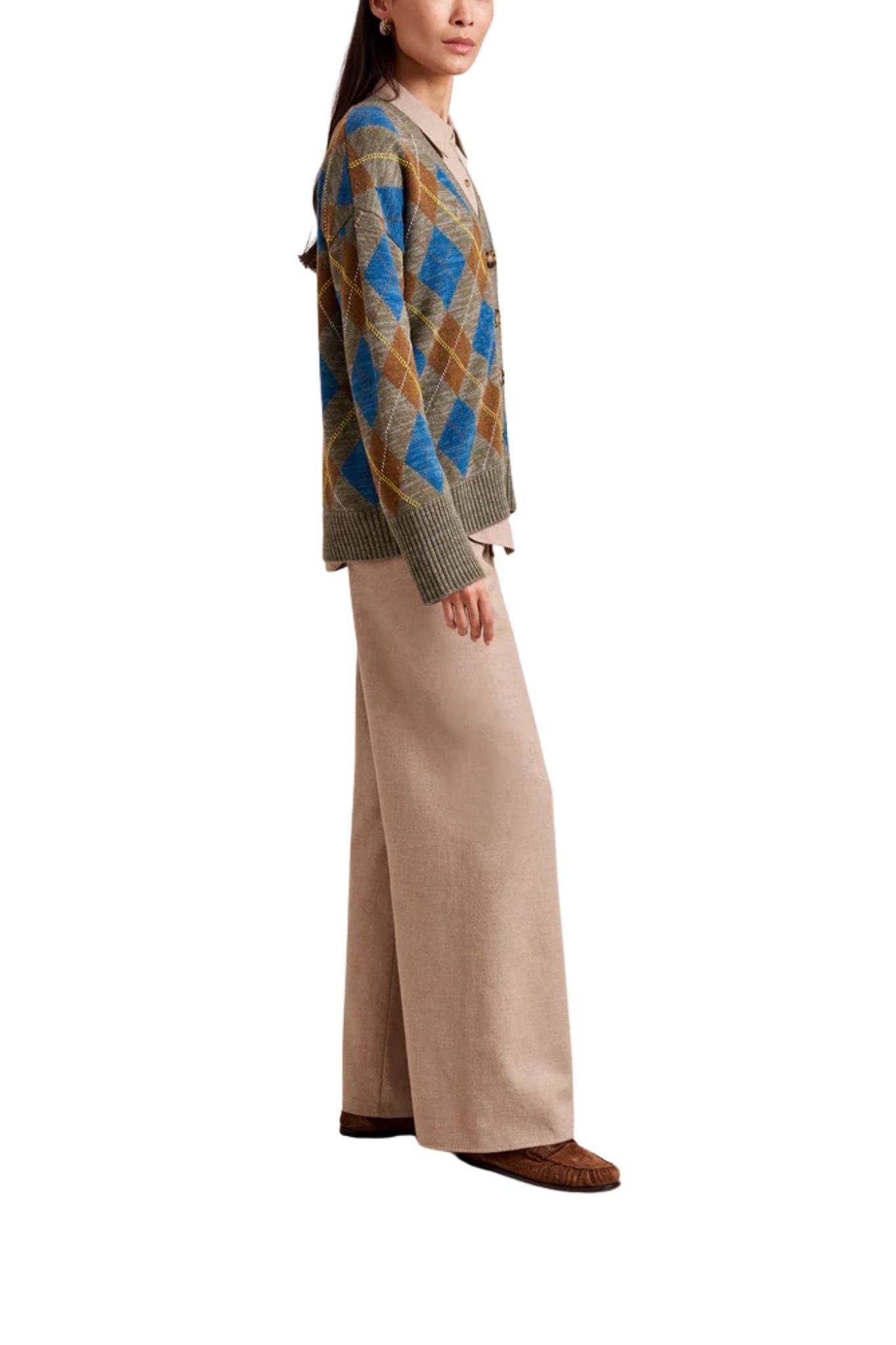 La Ligne Hamish Cardigan - Vermillion