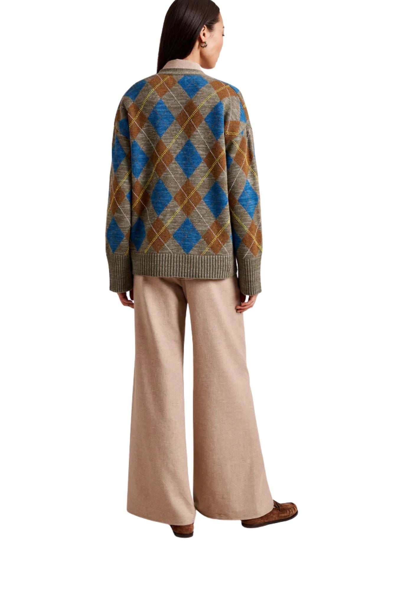 La Ligne Hamish Cardigan - Vermillion