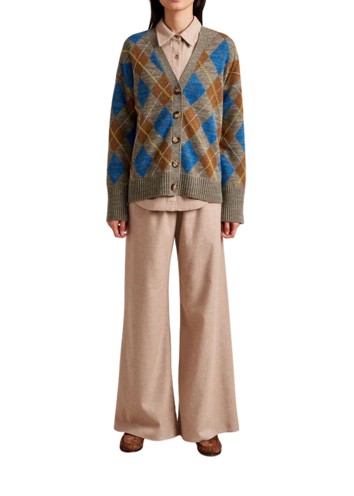 La Ligne Hamish Cardigan - Vermillion