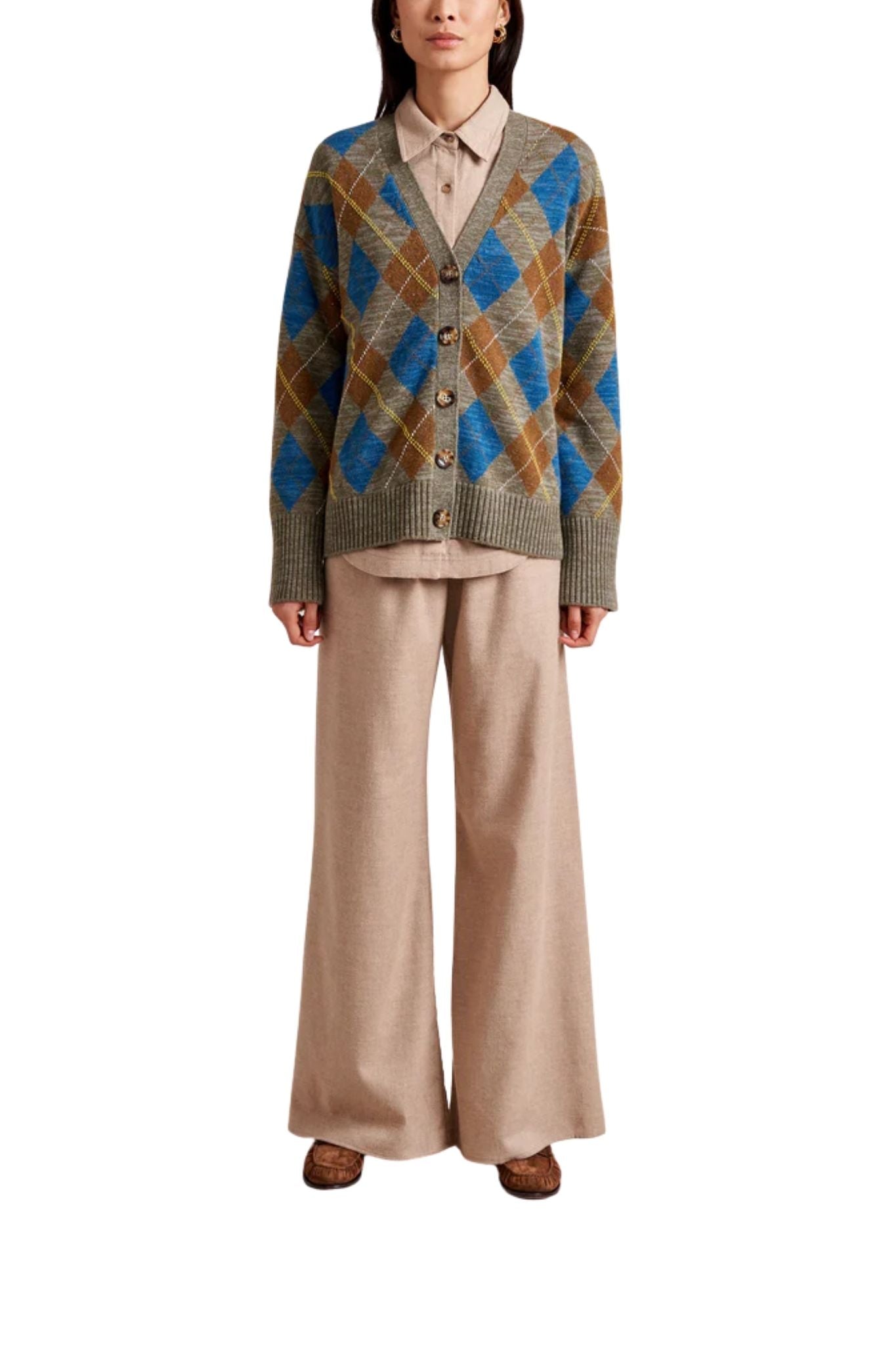 La Ligne Hamish Cardigan - Vermillion