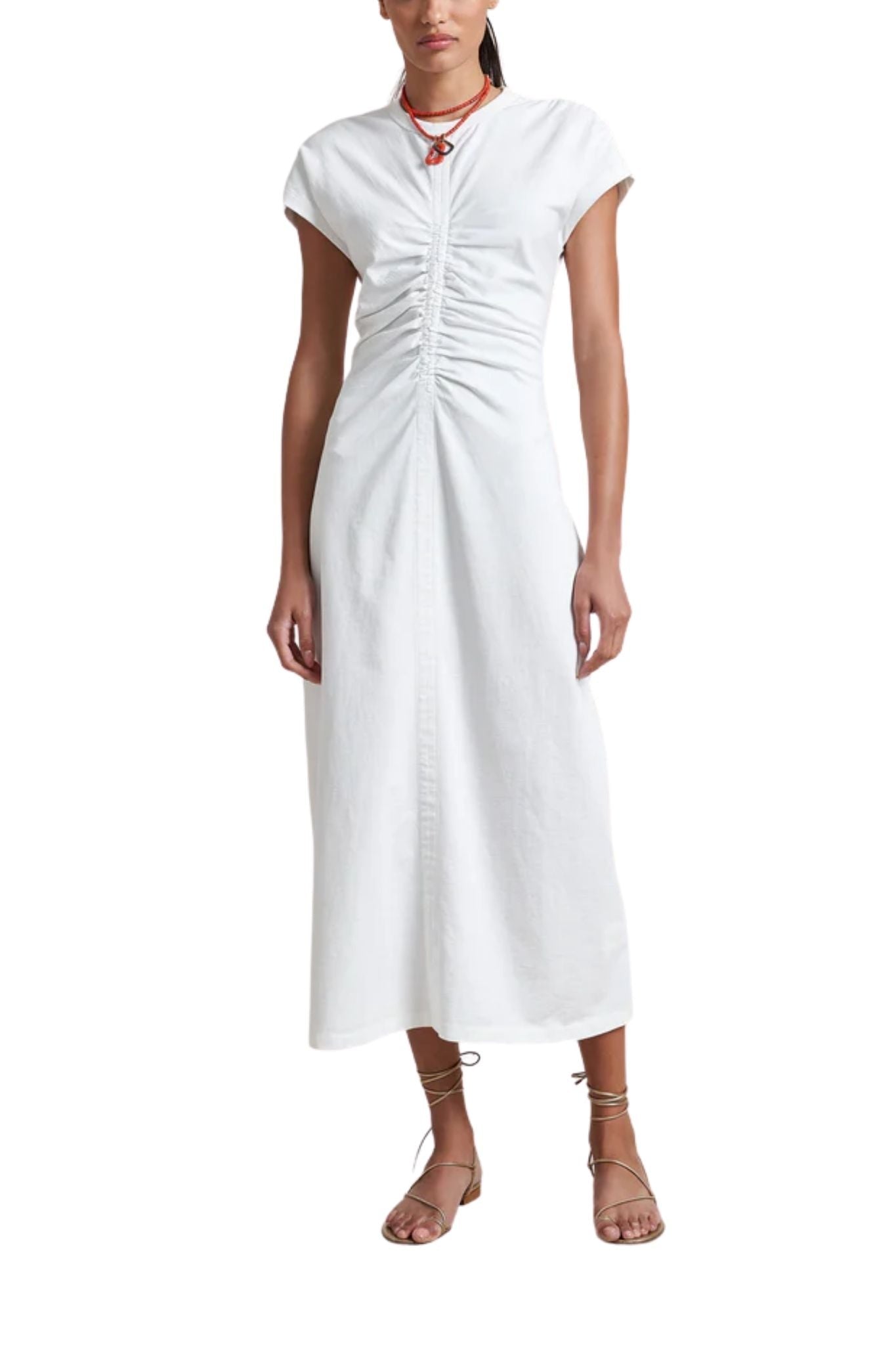 La Ligne Katrel Dress - Vermillion