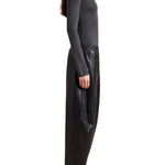 La Ligne Leather Barrel Leg Colby Pant - Vermillion