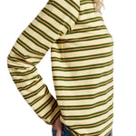 La Ligne Long Sleeve Boyfriend Tee - Vermillion