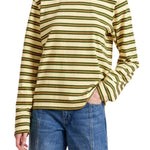 La Ligne Long Sleeve Boyfriend Tee - Vermillion