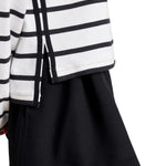 La Ligne Long Sleeve Breton Tee - Vermillion