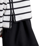 La Ligne Long Sleeve Breton Tee - Vermillion