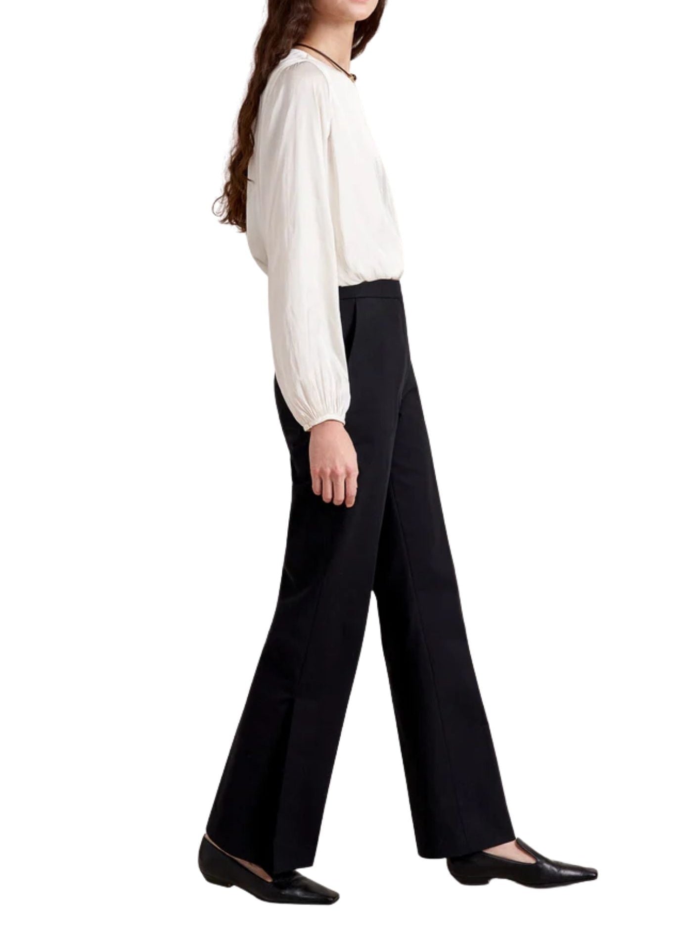 La Ligne Long Sleeve Fleur Top - Vermillion