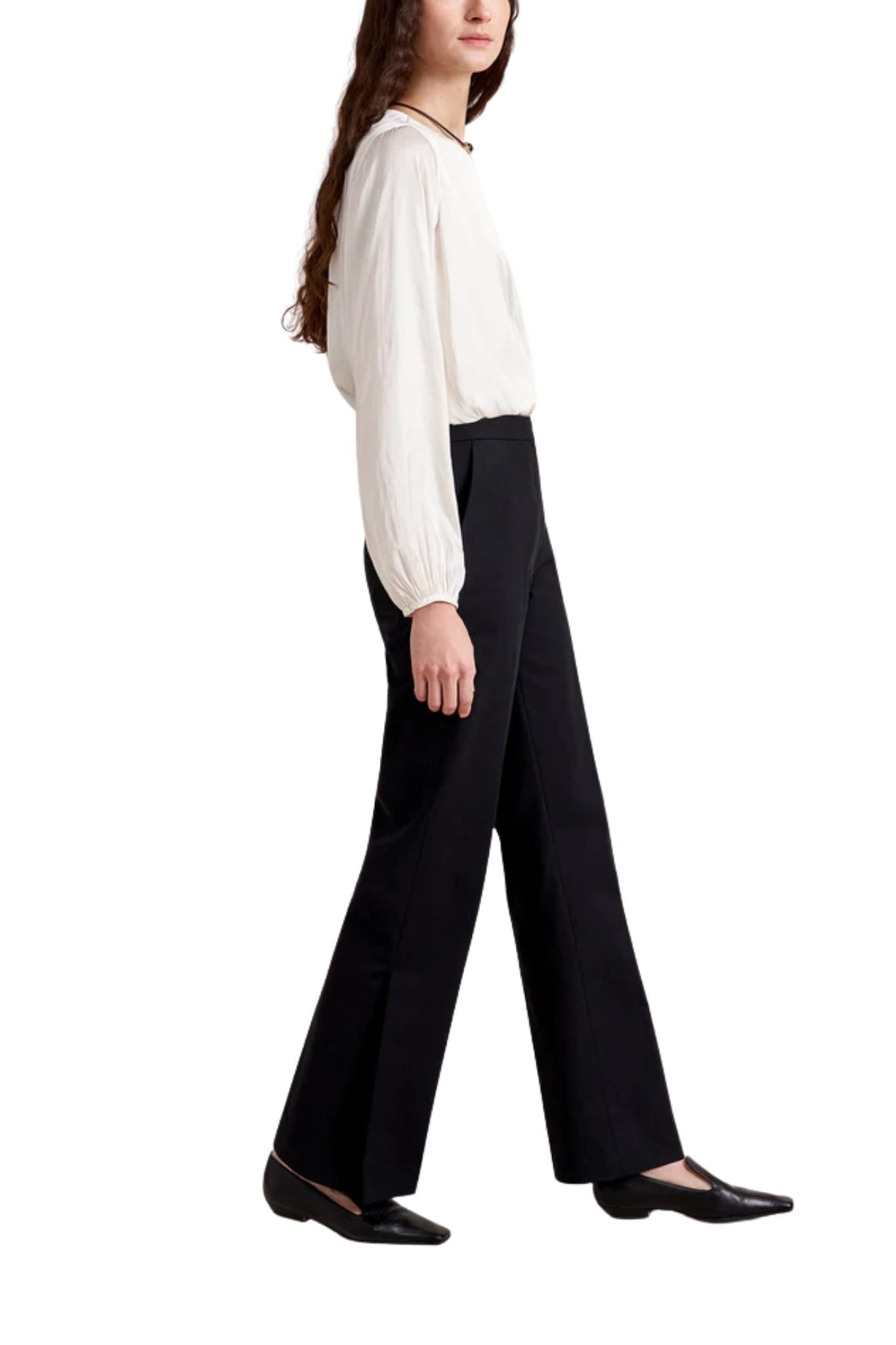 La Ligne Long Sleeve Fleur Top - Vermillion