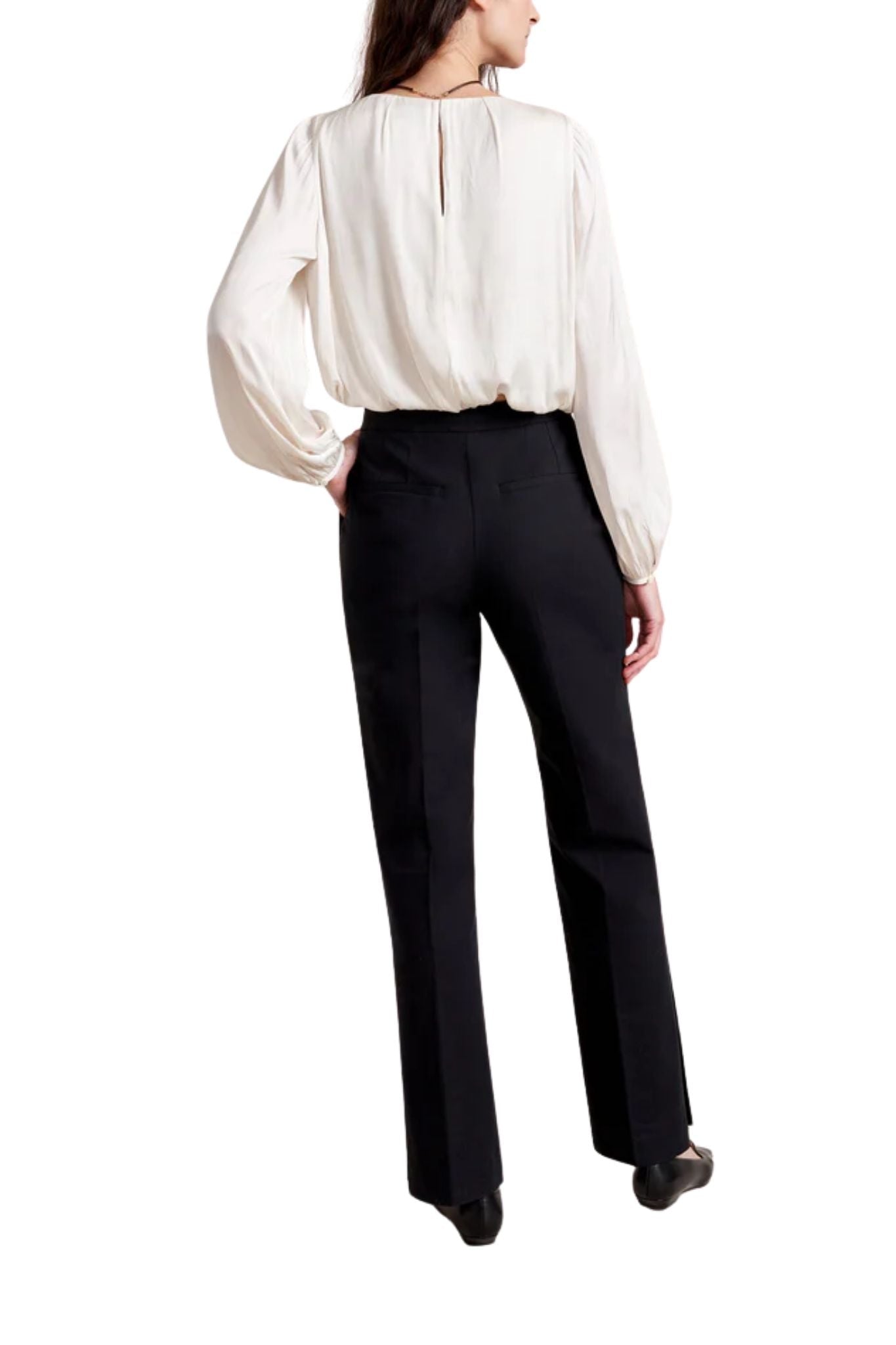La Ligne Long Sleeve Fleur Top - Vermillion