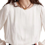 La Ligne Long Sleeve Fleur Top - Vermillion