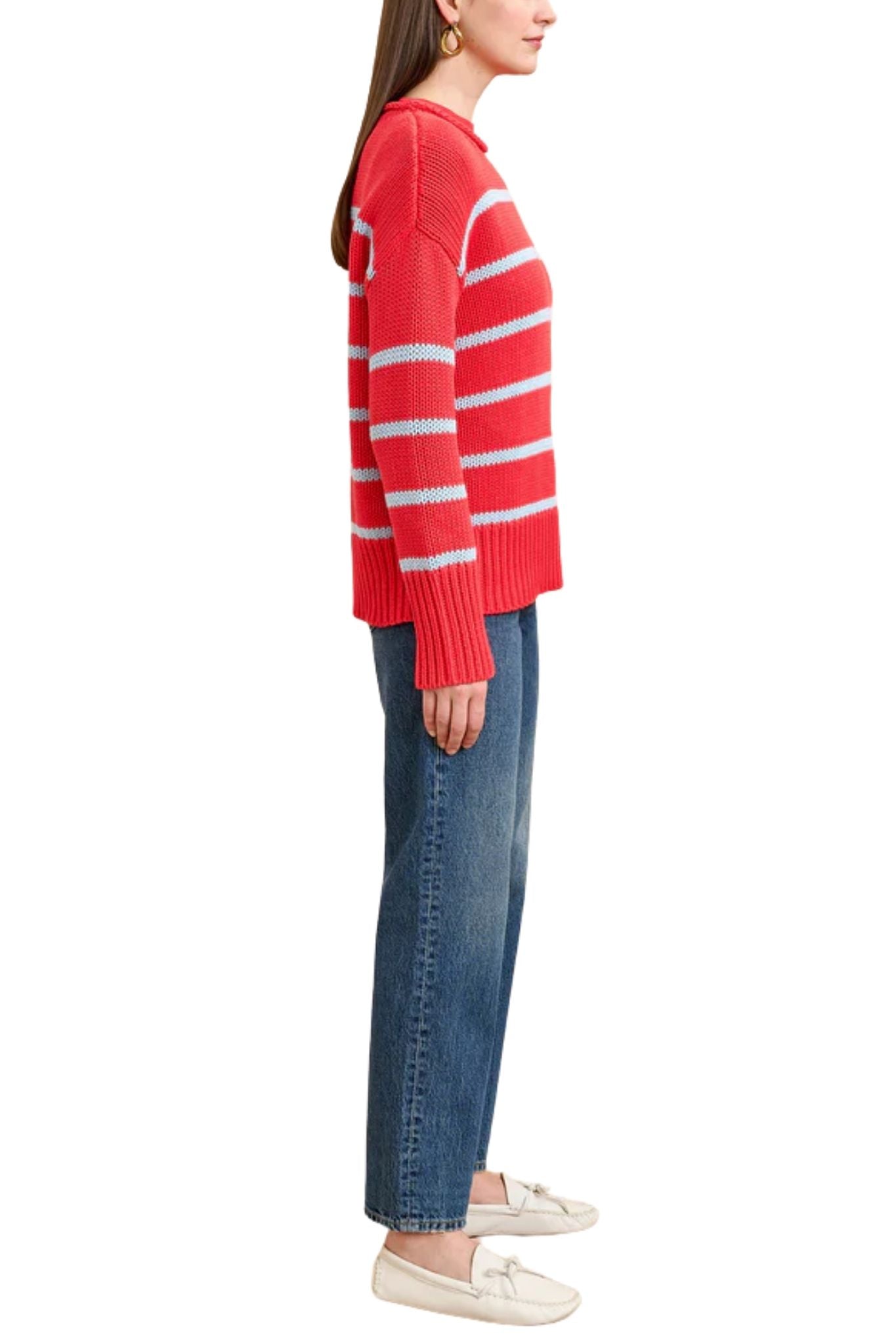 La Ligne Marina Sweater - Vermillion
