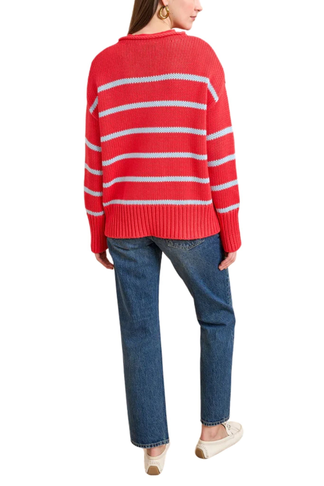 La Ligne Marina Sweater - Vermillion