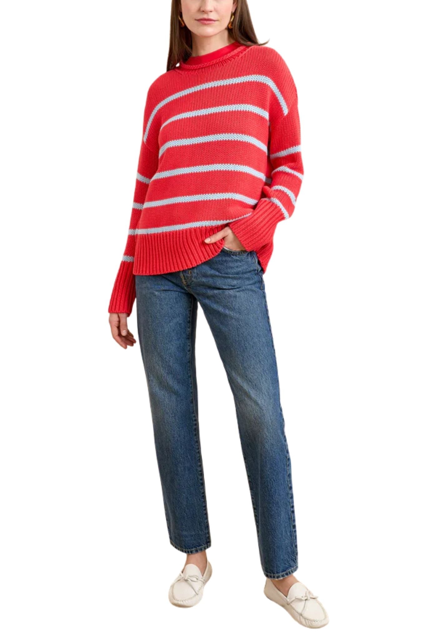 La Ligne Marina Sweater - Vermillion