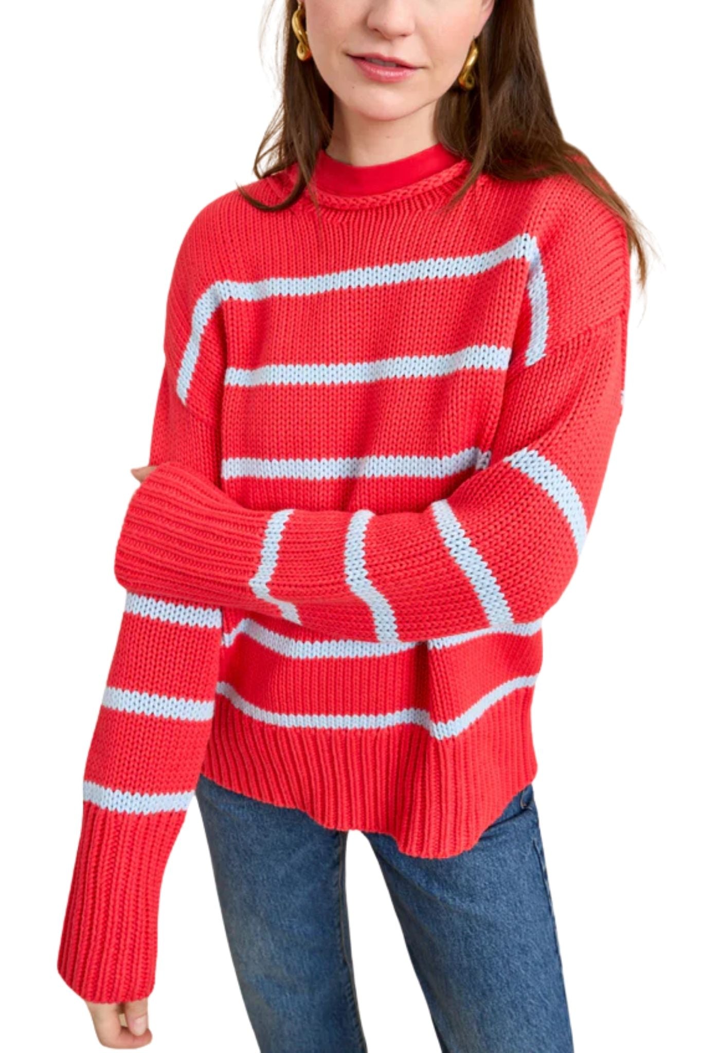 La Ligne Marina Sweater - Vermillion