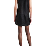 La Ligne Maxime Mini Leather Dress - Vermillion