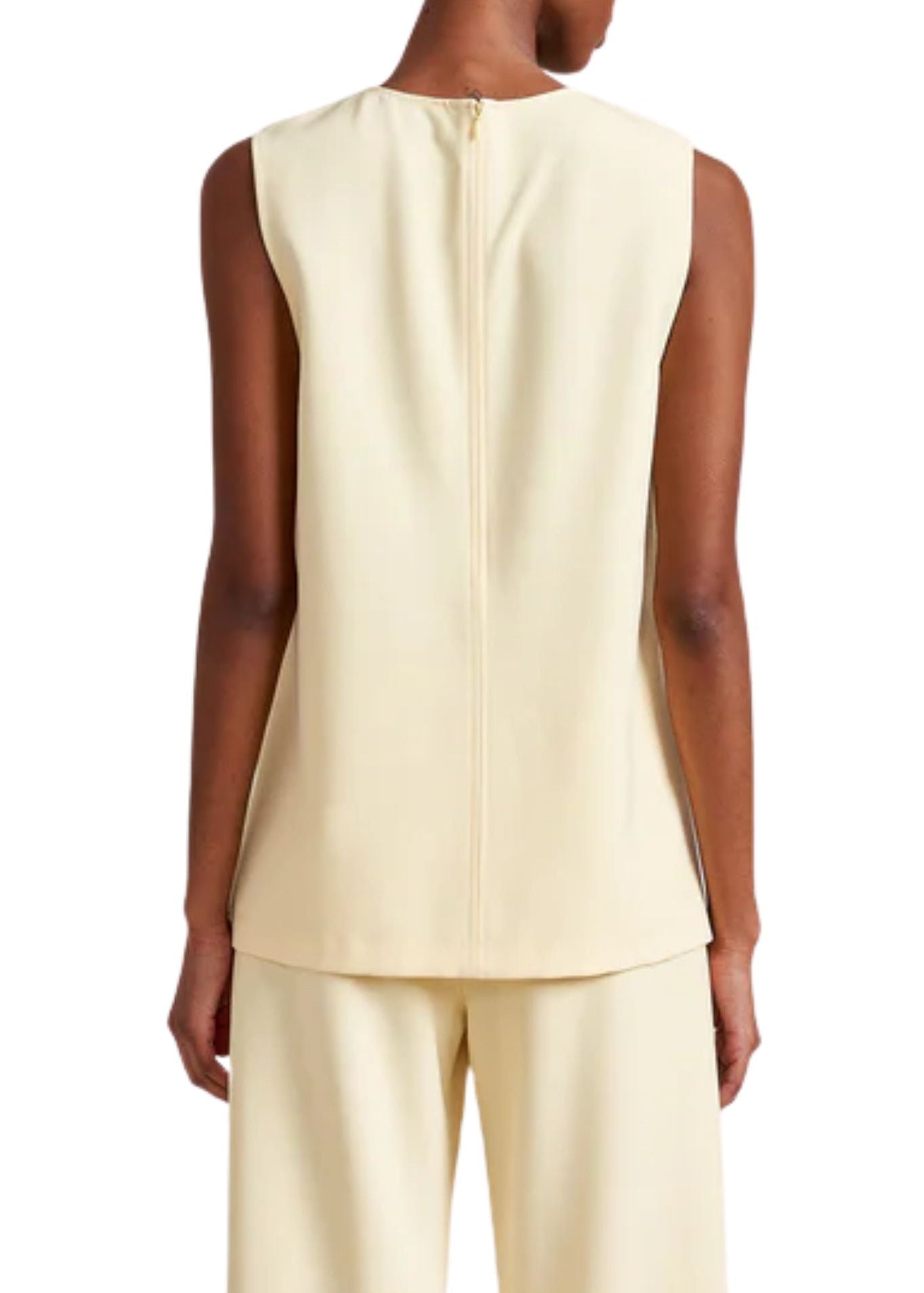 La Ligne Maxime Top - Vermillion