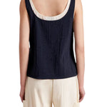 La Ligne Melodie Tank - Vermillion