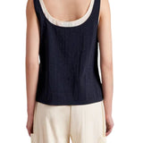 La Ligne Melodie Tank - Vermillion