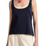 La Ligne Melodie Tank - Vermillion