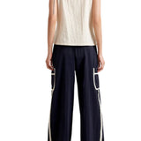 La Ligne Melodie Trouser - Vermillion