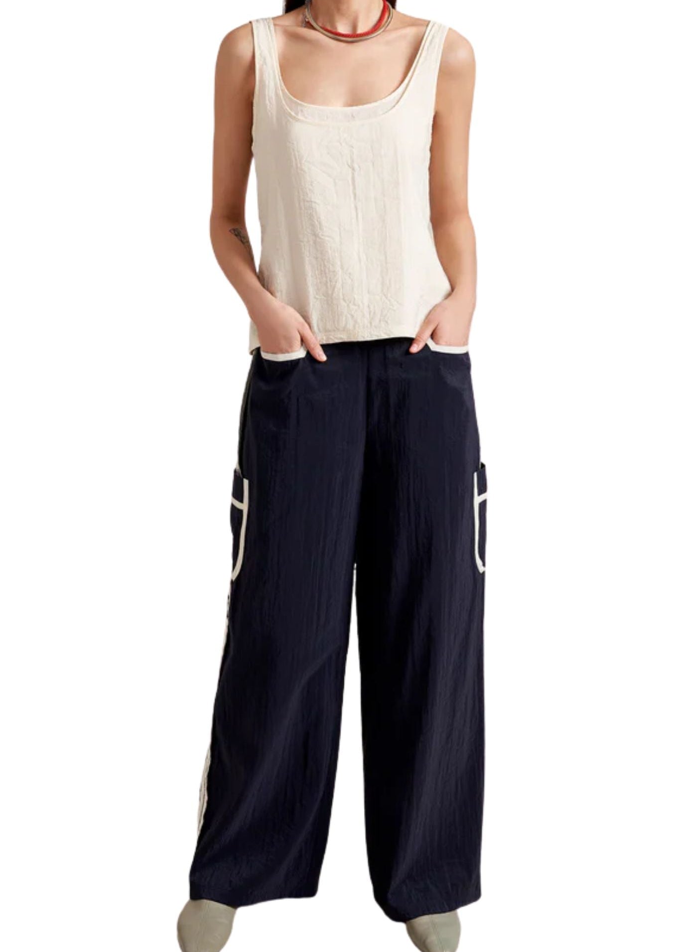 La Ligne Melodie Trouser - Vermillion
