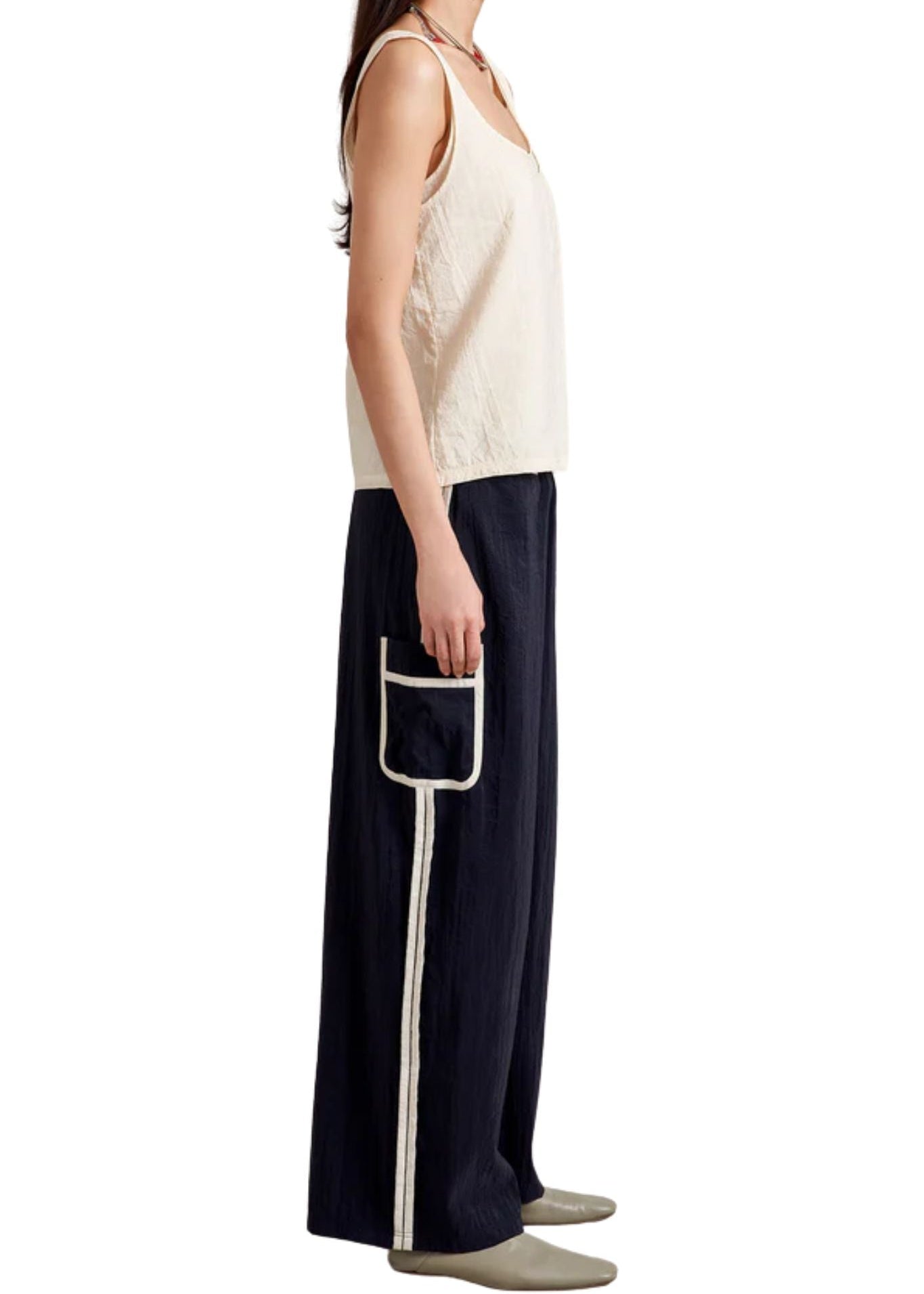 La Ligne Melodie Trouser - Vermillion