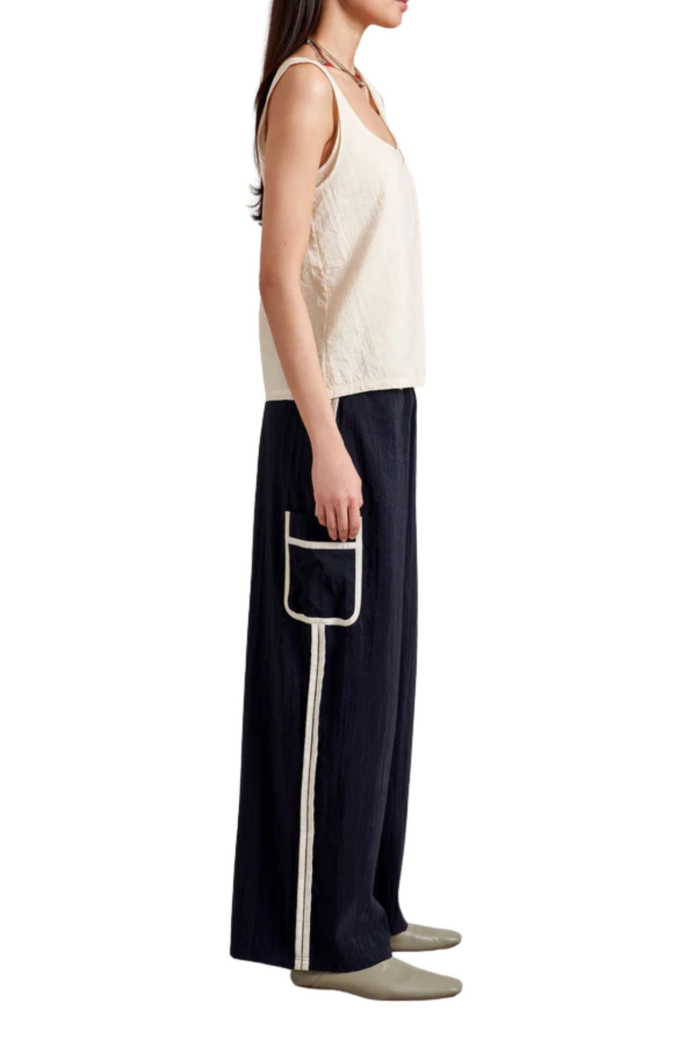 La Ligne Melodie Trouser - Vermillion