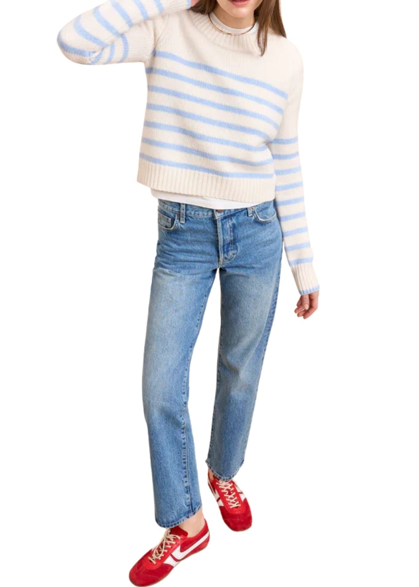 La Ligne Mini Marin Sweater - Vermillion