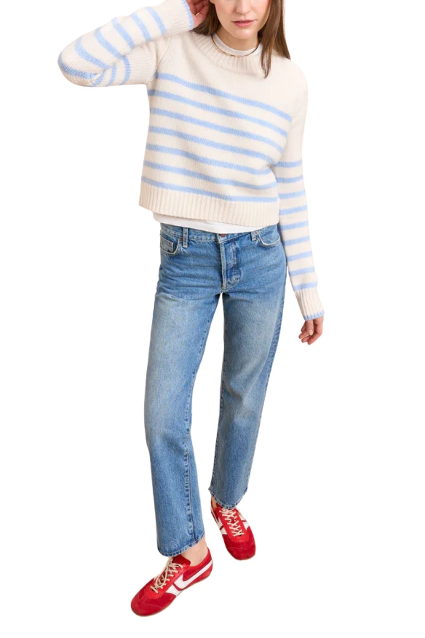 La Ligne Mini Marin Sweater - Vermillion