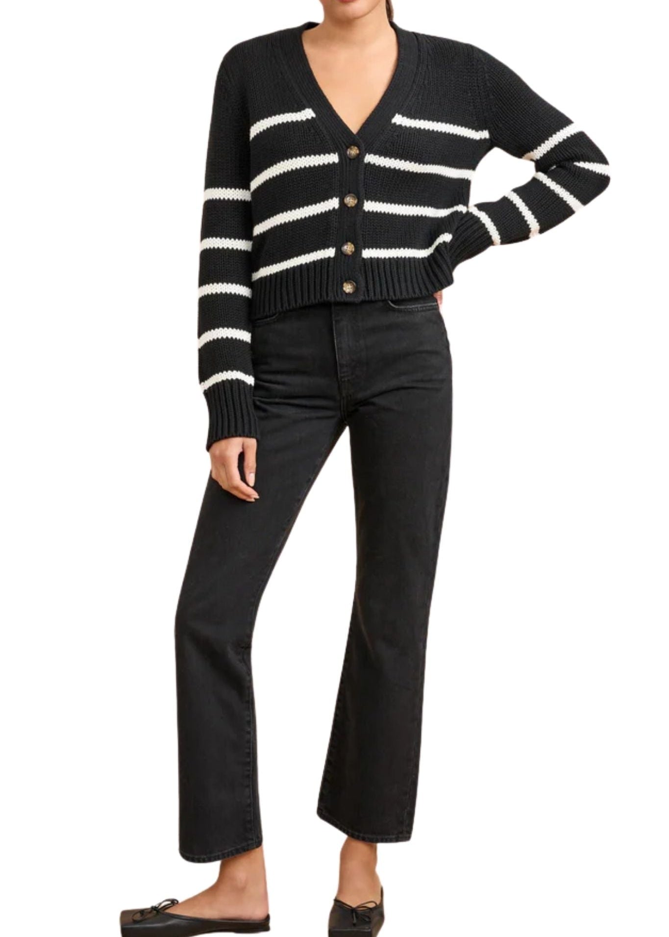 La Ligne Mini Marina Cardigan - Vermillion