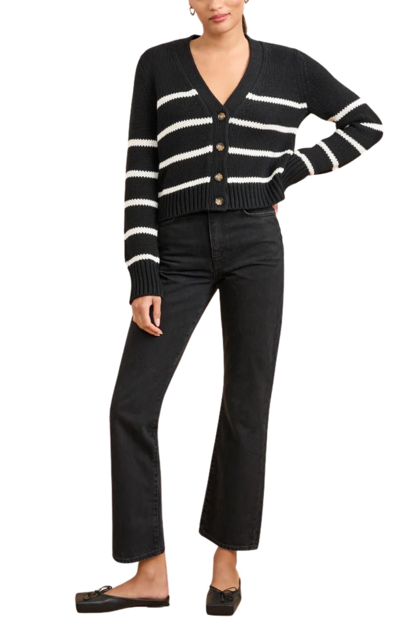 La Ligne Mini Marina Cardigan - Vermillion