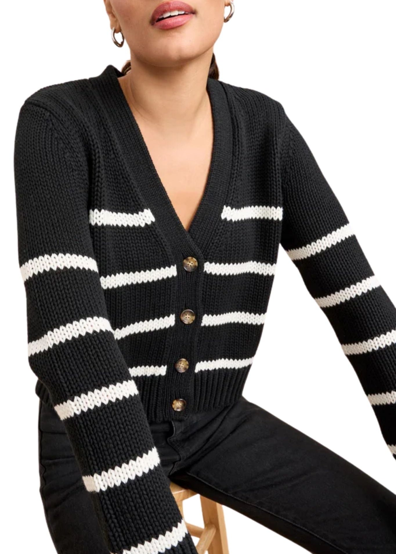 La Ligne Mini Marina Cardigan - Vermillion