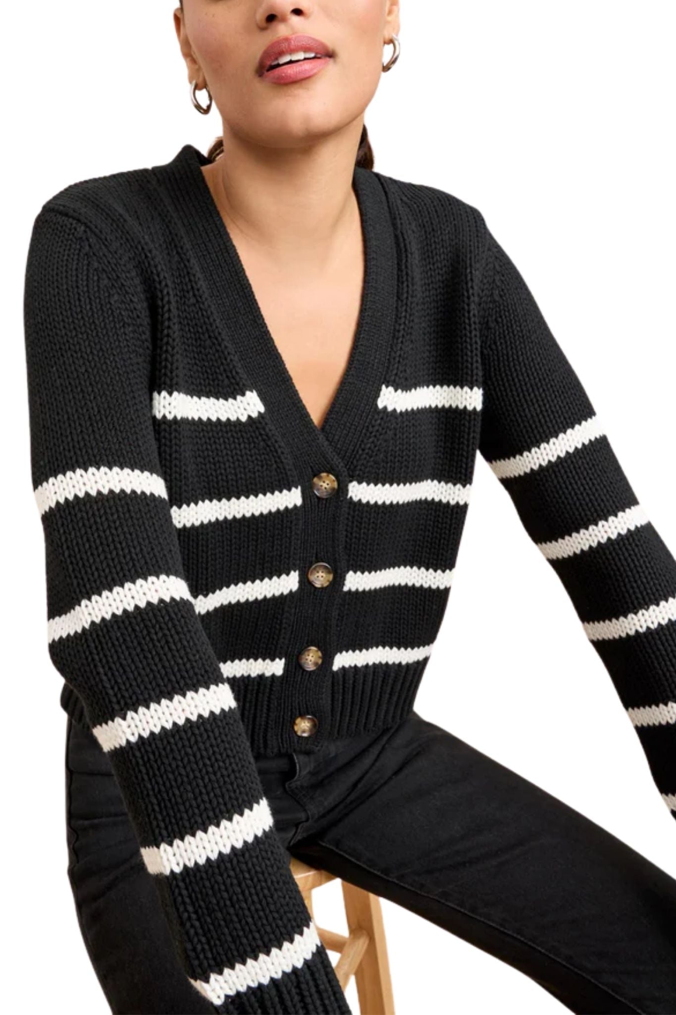 La Ligne Mini Marina Cardigan - Vermillion