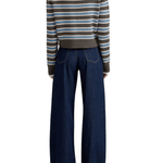 La Ligne Multi Stripe Mini Marin Sweater - Vermillion
