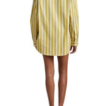 La Ligne Oversized Button Down Shirt - Vermillion