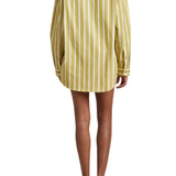 La Ligne Oversized Button Down Shirt - Vermillion