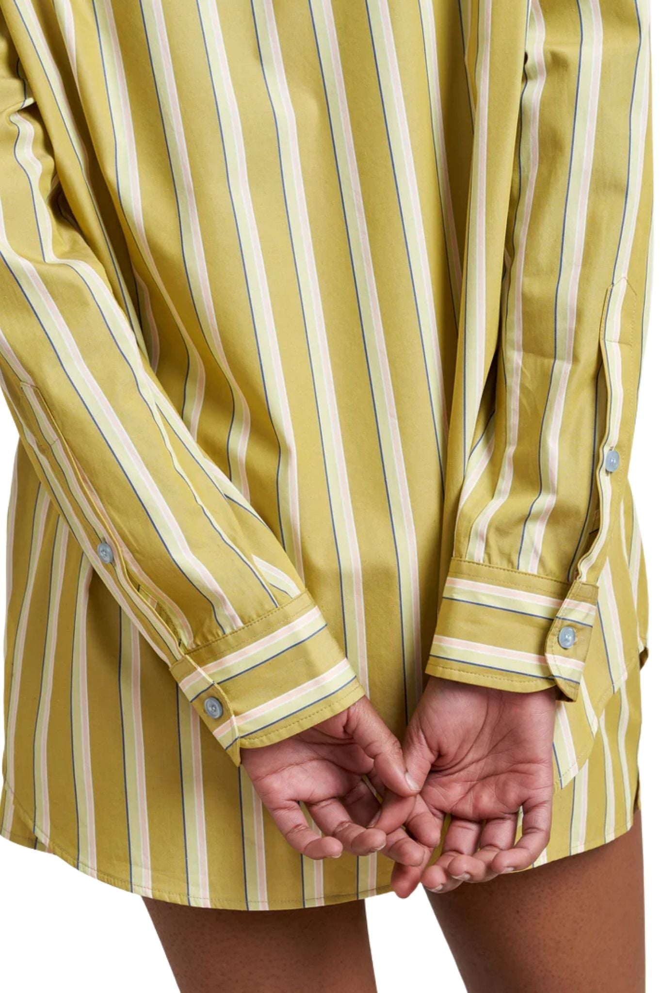 La Ligne Oversized Button Down Shirt - Vermillion