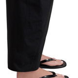 La Ligne Poplin Barrel Leg Colby - Vermillion