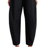 La Ligne Poplin Barrel Leg Colby - Vermillion