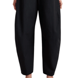 La Ligne Poplin Barrel Leg Colby - Vermillion