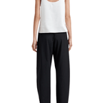 La Ligne Poplin Barrel Leg Colby - Vermillion