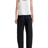 La Ligne Poplin Barrel Leg Colby - Vermillion