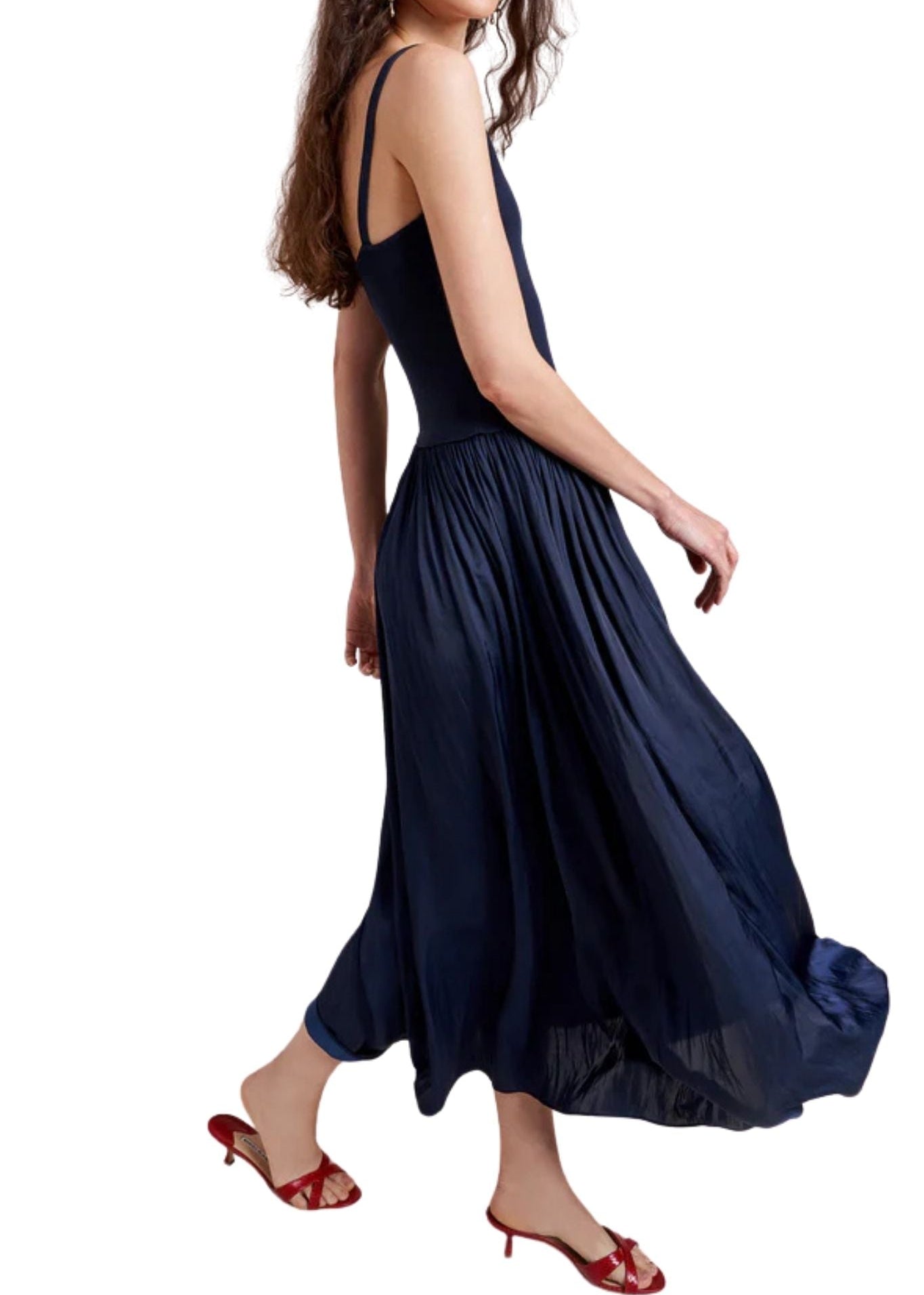 La Ligne Romeo Dress - Vermillion