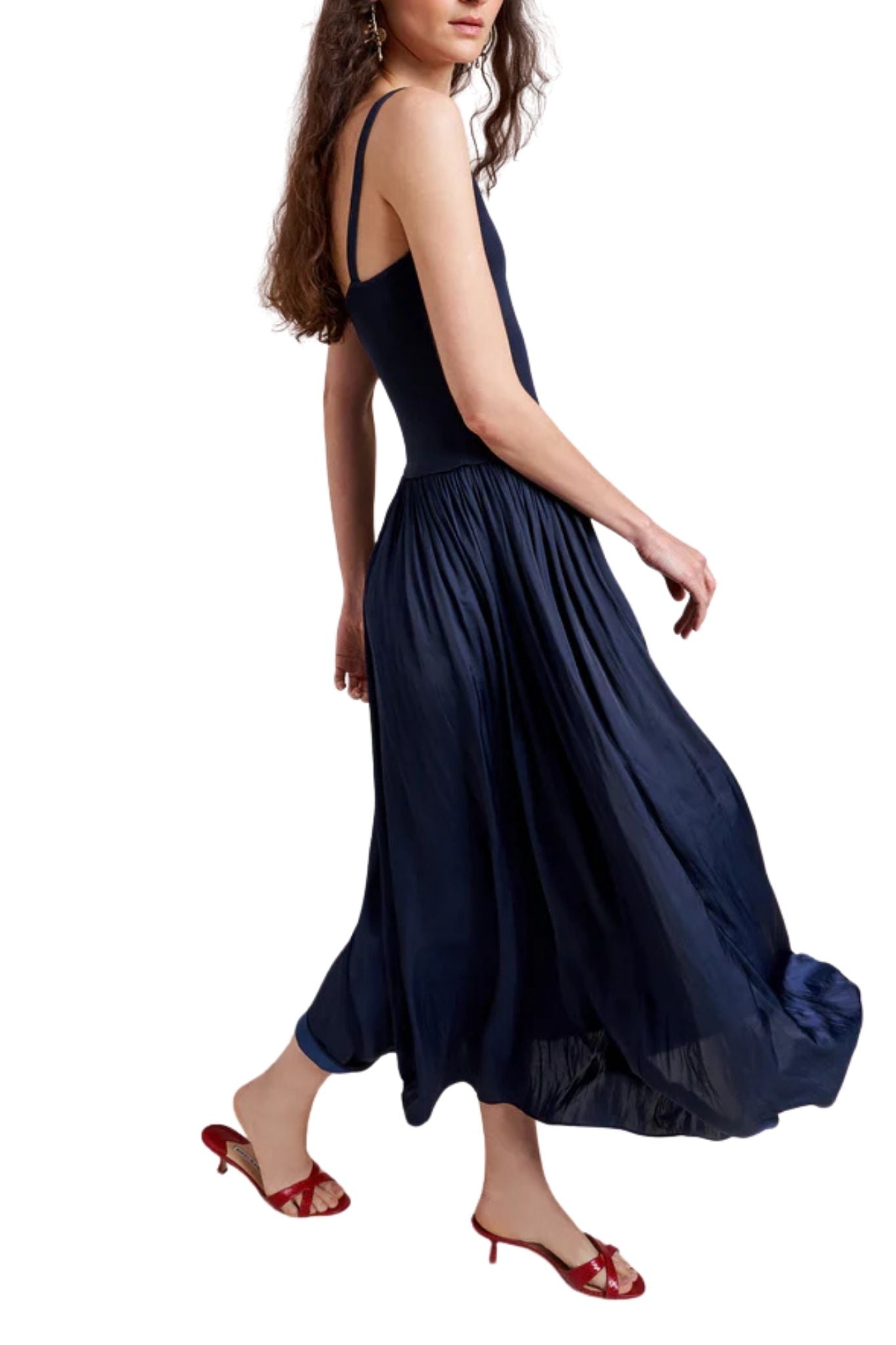 La Ligne Romeo Dress - Vermillion