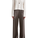 La Ligne Satin Colby Pant - Vermillion