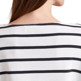 La Ligne Short Sleeve Breton Tee - Vermillion