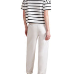 La Ligne Short Sleeve Breton Tee - Vermillion