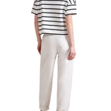 La Ligne Short Sleeve Breton Tee - Vermillion