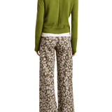La Ligne Solid Lean Lines Cardigan - Vermillion